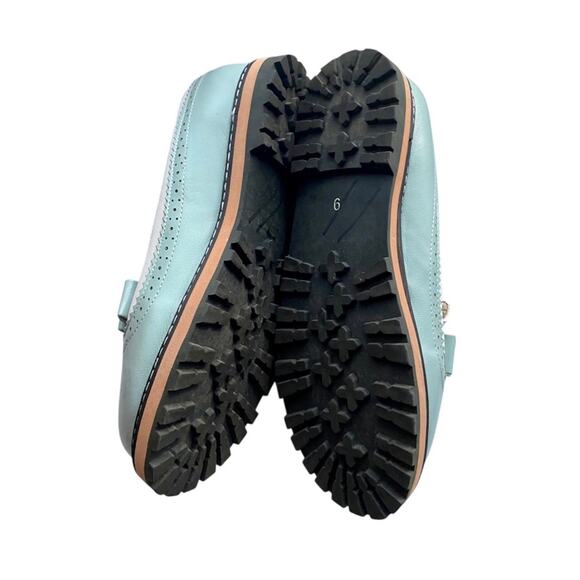 Karapenn Loafers Platforms Mint Green - Picture 6 of 6